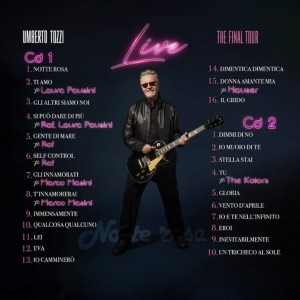 Umberto Tozzi In Attesa dei Concerti Live per dare l'addio alle scene  Annuncia Il nuovo Progetto discografico L'ultima notte Rosa Live 